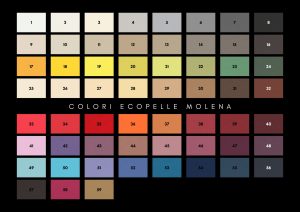 colori ecopelle molena sedie imbottite made in italy